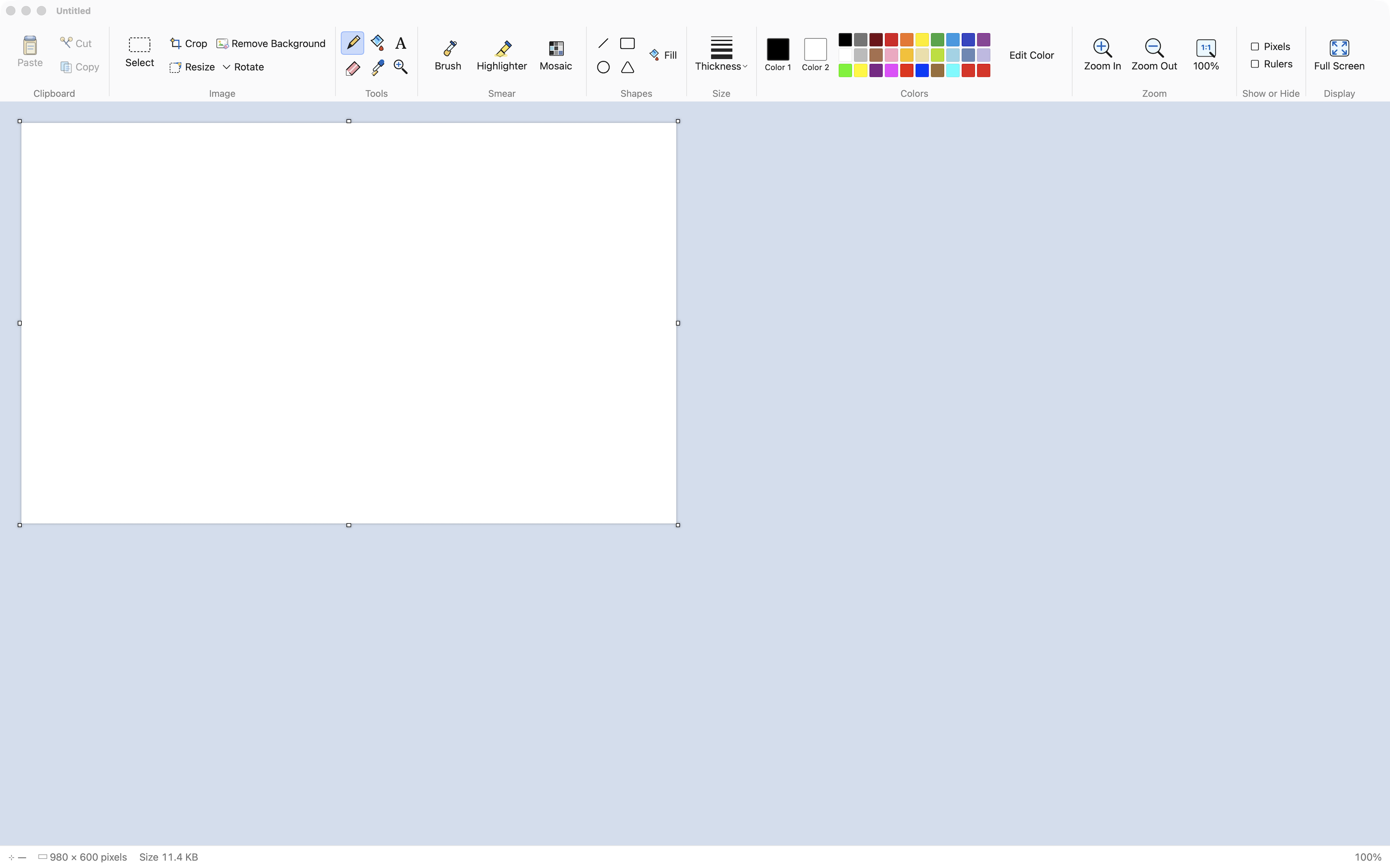 Icefish Paint — native macOS paint app screenshot